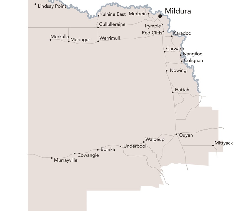 Maps of the Mildura Region